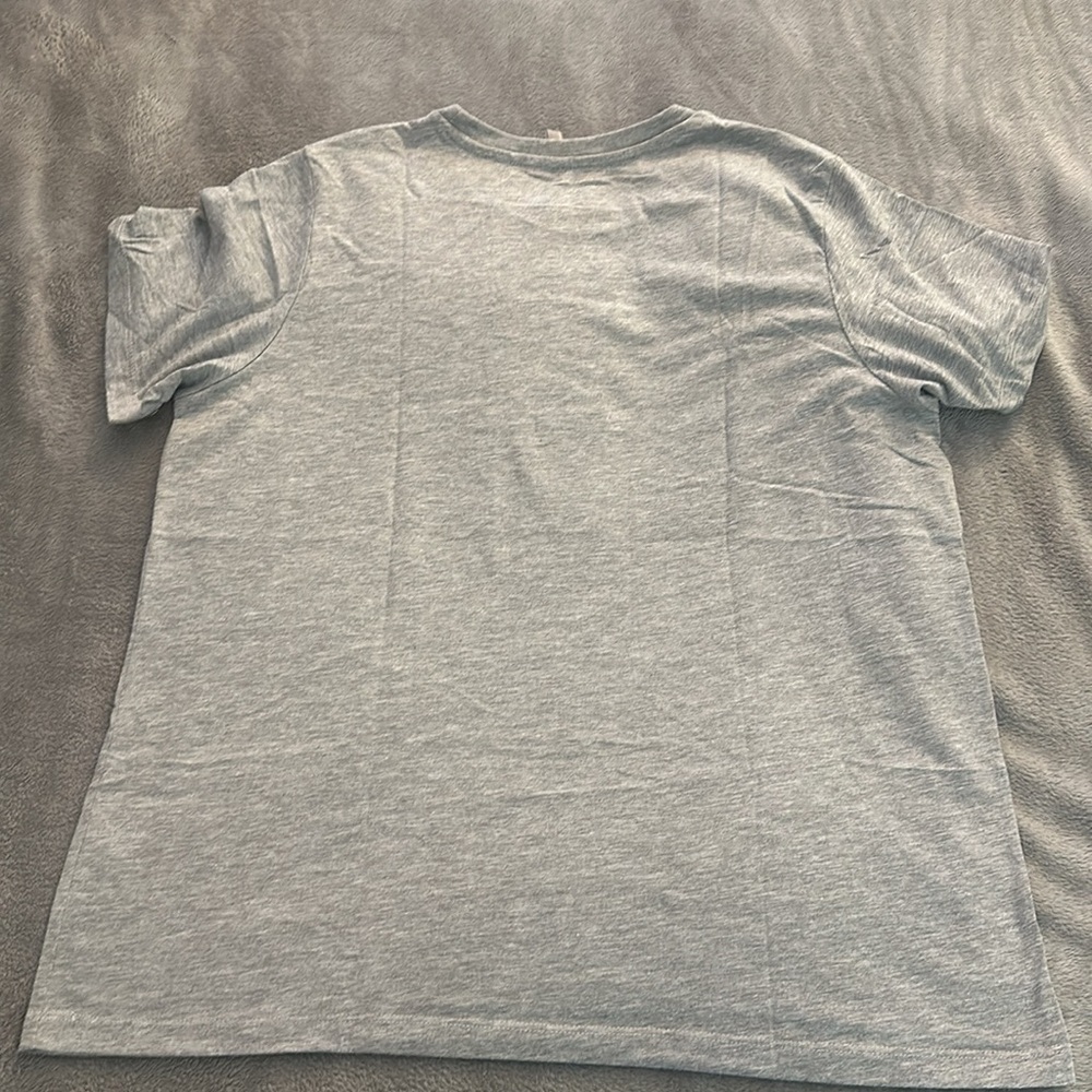 ASOS Disney Merry Christmas Sled Mickey and Minnie TShirt - Size 10 - Grey - Picture 6 of 6